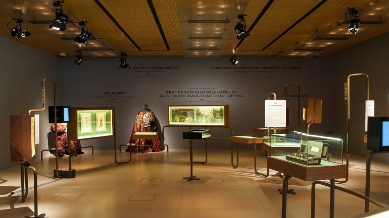 The “Enterprise of Opera” exhibition with original Verdi documents from the Ricordi Archives owned by Bertelsmann, 2013