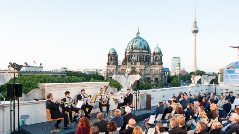 Musical soirée with the Brass Ensemble of the German Symphony Orchestra in 2014