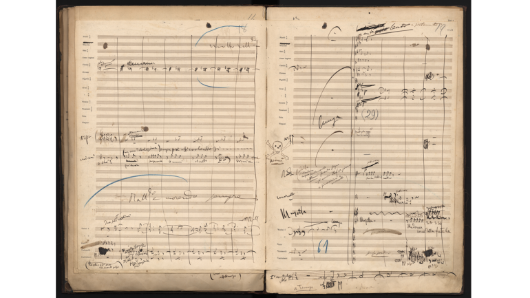 La bohème by Giacomo Puccini, autograph score, 1896 