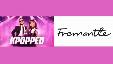 Logo-Collage with images of K-Pop stars PSY and Megan Thee Stallion