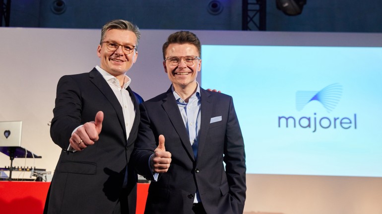 CEO Majorel Thomas Mackenbrock and Oliver Carlsen