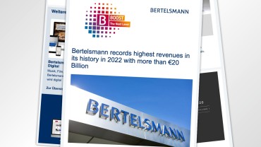 Vox Among Germany's Top 3 Commercial Channels - Bertelsmann SE