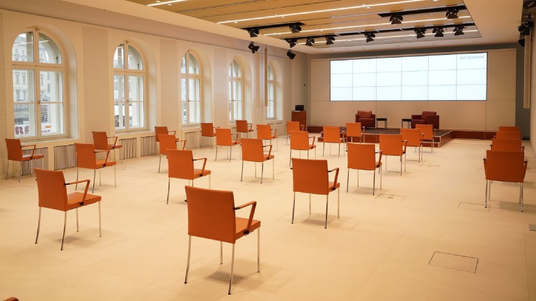 Large Conference Room with ample spacing