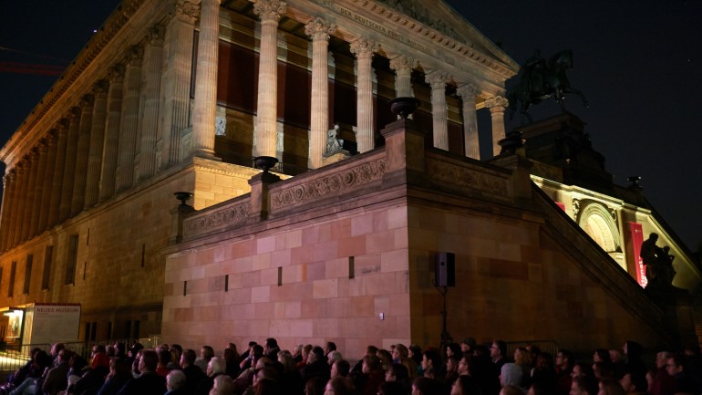 UFA Film Nights 2014 in the Kolonnadenhof courtyard on Museum Island