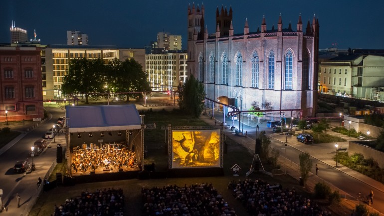 UFA Film Nights 2013 on Schinkelplatz