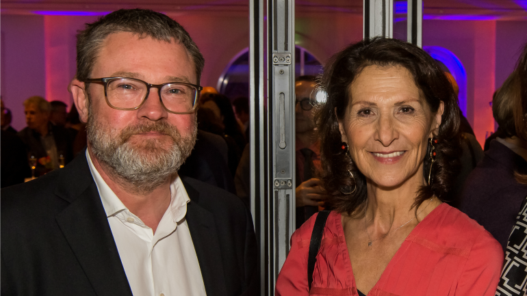 Christian Krug, Editor-in-Chief New Business Areas at Gruner + Jahr, and RTL correspondent Antonia Rados