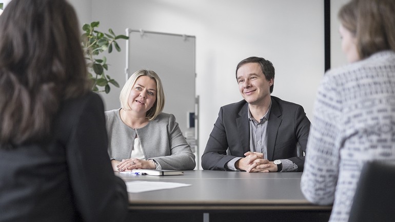 Christina Bensai and Hannes Gmelin of Arvato CRM Solutions