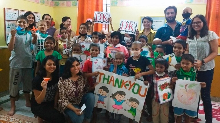 DK India staff visited a children&#39;s hospital in New Delhi.