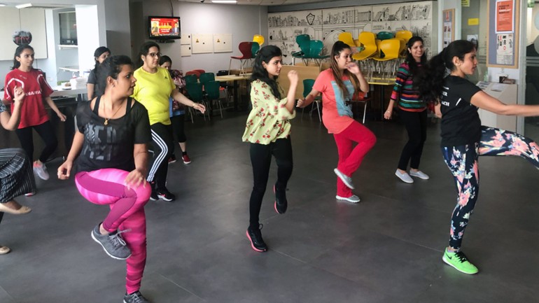 Zumba at Penguin Random House India
