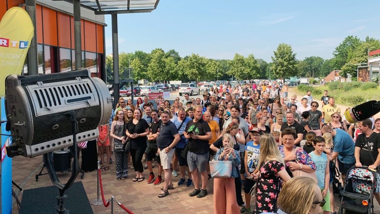 Around 500 fans got registered during the campaign in Potsdam-Babelsberg.