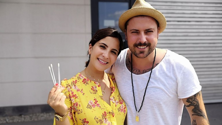 Chryssanthi Kavazi and Felix von Jascheroff (f. l.)
