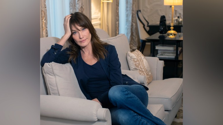 Carla Bruni, former first lady and singer 