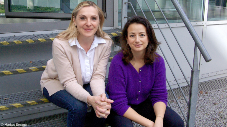 Barbara Scheuer and Mariam En Nazer (f. l.) © Markus Desaga